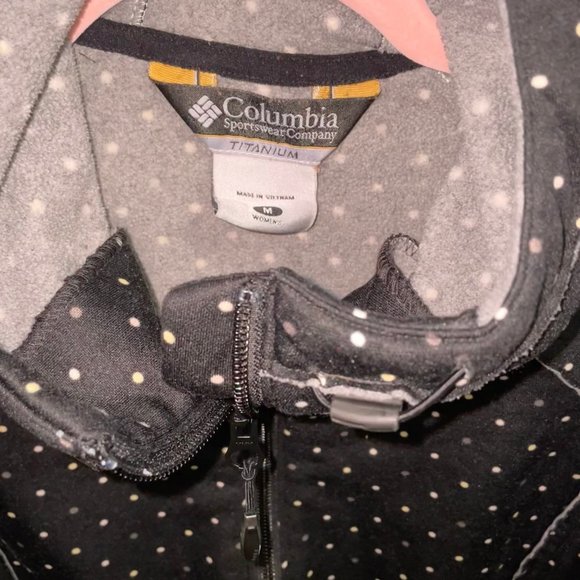 Womens COLUMBIA polka-dot jacket - size M - Picture 4 of 5